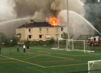Firefighters Respond To Fire At Excel Inn & Suites
