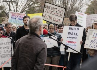 Indivisible Charlottesville Protests Senate Health Care Bill