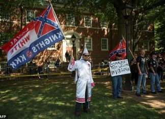 KKK and Opposers Dispute in Downtown Cville