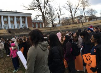 UVa Community Unites for MRC’s Solidarity March against Gun Violence